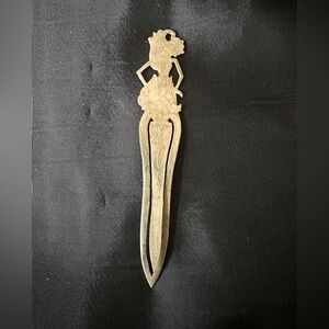 Rare Silver Bookmark Letter Opener